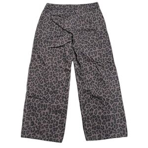 Wild Fable Womens Baggy Jeans 6r Brown Black Leopard Low Rise Wide Leg Grunge
